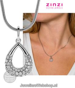 zinzi hanger druppel zirconia zih1756