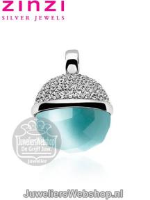 images/productimages/small/zinzi-hanger-zih623t-zilver-bol-turquoise-zirconia-cateye.jpg