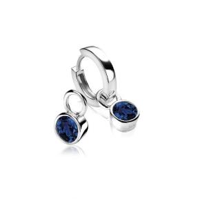 zinzi zich1486db creoolhangers donkerblauw
