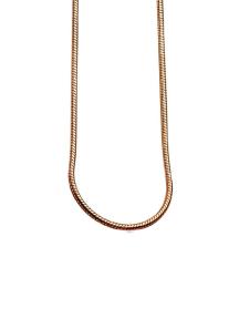 Zinzi slangen collier rosegoud ZISL45R 45cm