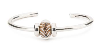 Trollbeads Gouden Fontein glas kraal TGLBE-20284