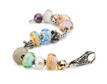 Trollbeads Fonkelende Oceaan glas kraal TGLBE-00209