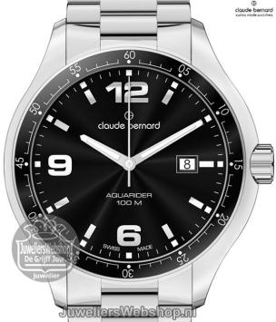 Claude Bernard horloge 70165-3-NIN heren Aquarider