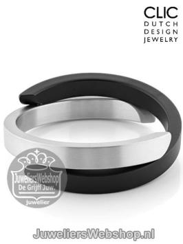 Clic Armband A1Z mat Zwart