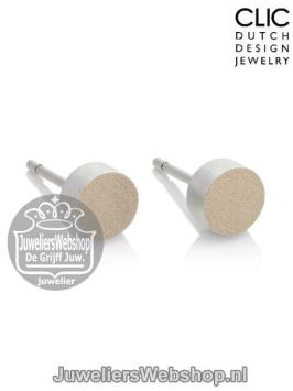 Clic Oorsteker O36G mat Goud