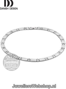 Danish Design Herning IJ106N1 Collier Dames Titanium
