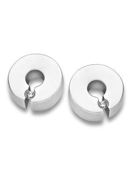 Danish Design Haarby IJ114E1D Oorbellen Dames Titanium