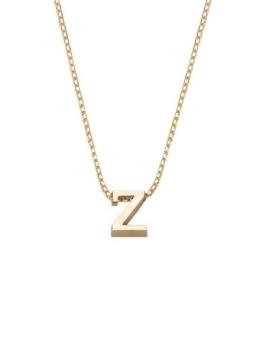 gouden initials letter Z collier Joy de la Luz Yi-Z