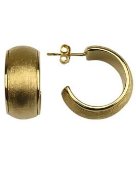 Quoins Oorbellen ZEM-02-GG Exclusive Creolen Goud