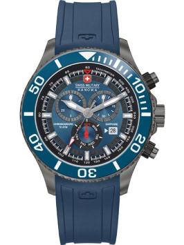 Swiss Military Hanowa Immersion horloge 06-4226.30.003.03 Blauw