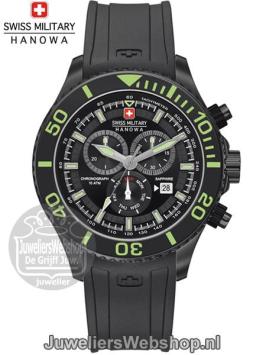 Swiss Military Hanowa Immersion horloge 06-4226.13.007 Zwart
