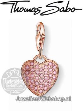 Thomas Sabo Bedel 1066-416-9 Heart Charm Rose