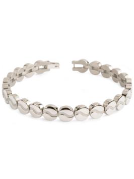boccia damesarmband 03023-01 titanium zilver