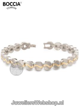 boccia 03023-02 titanium dames armband bicolor