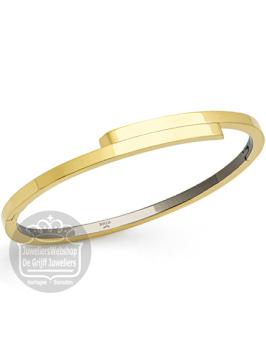 boccia 03041-04 titanium goudkleurige slavenarmband
