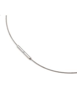 boccia ketting staaldraad met titanium sluiting 0802-01 50cm