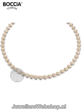 boccia ketting titanium 08022-02 bicolor