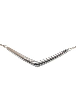 boccia titanium collier met diamant 08046-03