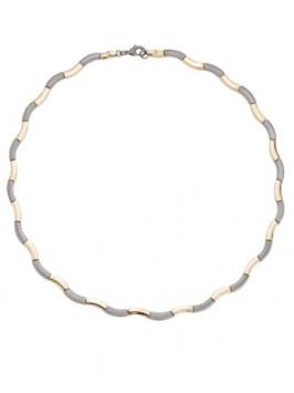 boccia 0844-02 collier titanium goud-zilverkleurig