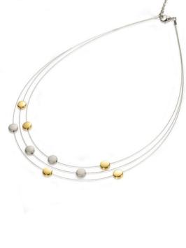 boccia bicolor damescollier 0852-02 titanium