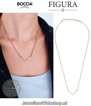 08015-03 boccia figura collier titanium rose