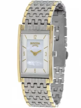 boccia 3212-09 dames horloge titanium bicolor