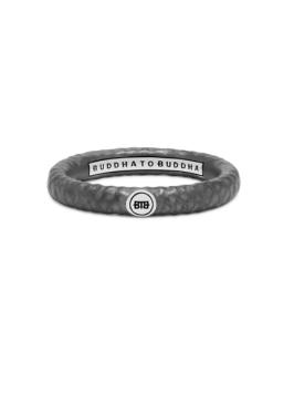 buddha to buddha 321 Dunia Hammered Black ring