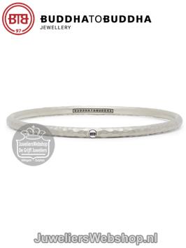 Buddha to Buddha armband 307 Dunia Hammered Matt bangle
