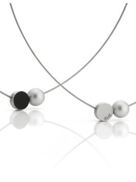 Clic collier staaldraad met aluminium hangers C192