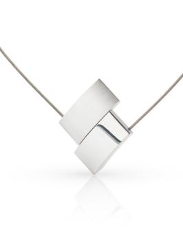 Clic collier staaldraad met aluminium hangers C201