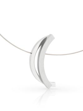 Clic collier staaldraad met aluminium hangers C203