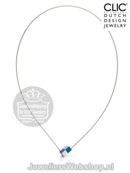 C205B Clic Collier Blokjes