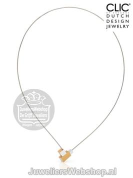 C206G Clic Collier Geel