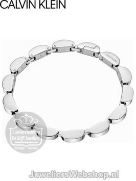 calvin klein KJAYMB000200 Wavy armband zilver