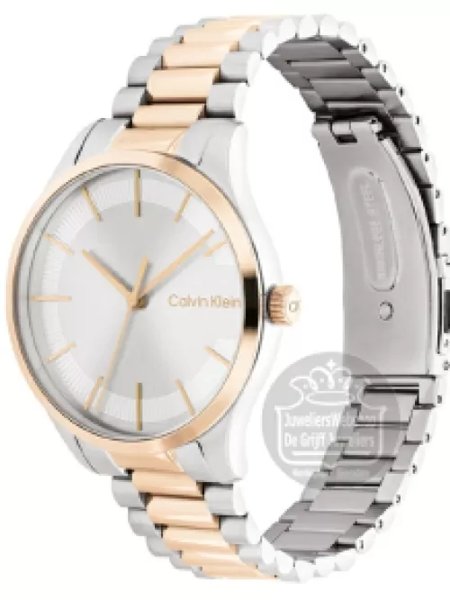 Calvin Klein CK25200044 Iconic Bracelet Horloge Dames Bicolor