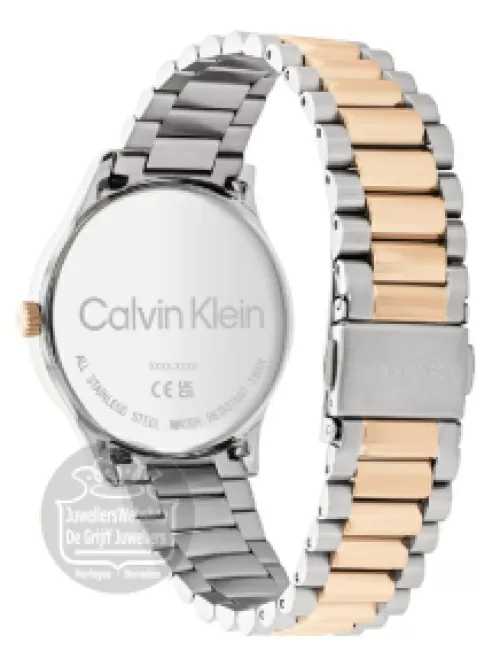 Calvin Klein CK25200044 Iconic Bracelet Horloge Dames Bicolor