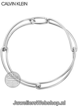 calvin klein kj9qmj000100 collier unified zilver