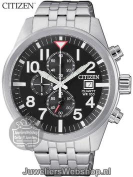 Citizen AN3620-51E Chrono Horloge Heren Staal