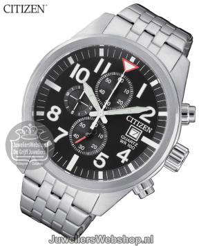 AN3620-51E Citizen Quartz Horloge Chrono Staal