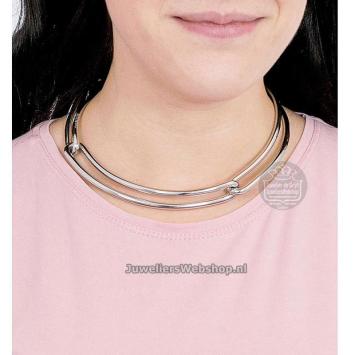 calvin klein kj9qmj000100 collier unified zilver