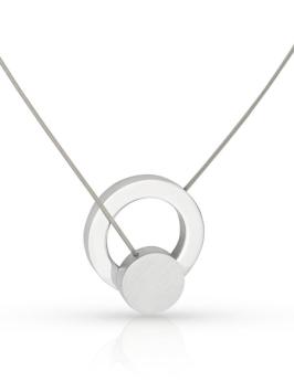 Clic collier staaldraad met aluminium hanger C266