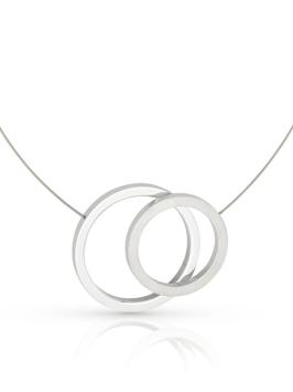 Clic collier staaldraad met aluminium hanger C267