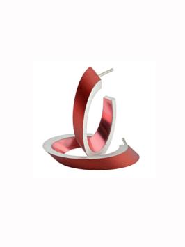 clic oorsteker O21R rood