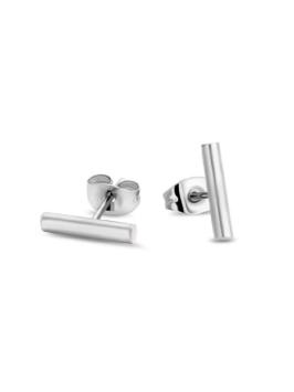 Danish Design IJ121E1 Nibe Oorknop Zilverkleurig Titanium