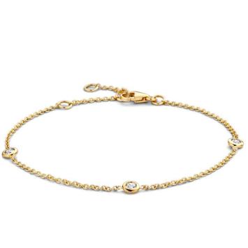 Excellent Jewelry Amband AG116475 geelgoud briljant 0,15 crt. geelgoud