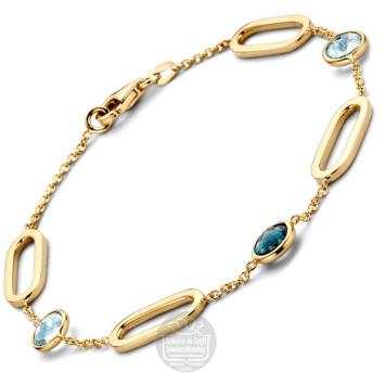 Excellent Jewelry Armband AW136962 geelgoud topaas