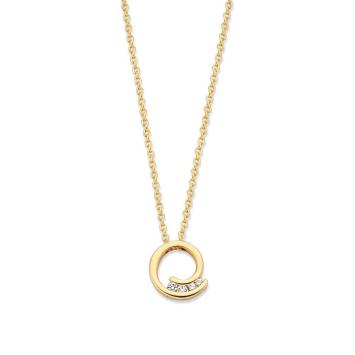 Excellent Jewelry Collier CP116395 geelgoud briljant
