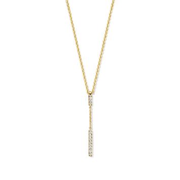 Excellent Jewelry Collier CP117077 geelgoud briljant