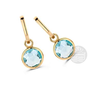 Excellent Jewelry Oorbellen OE137501 geelgoud topaas