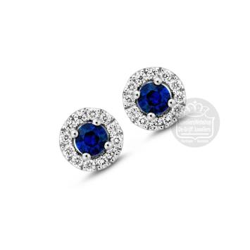 Excellent Jewelry Oorbellen OG215438 witgoud briljant
